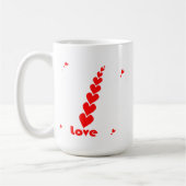 Tasse de café et de thé pour la Saint-Valentin pou (Gauche)