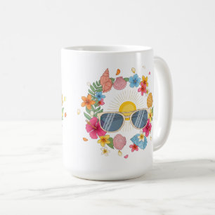 Tasse de café Été Tropical Tasse à thé mignonne