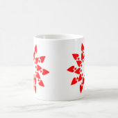 Tasse de café étoile cœurs Saint-Valentin joyeuse (Centre)