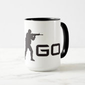 Tasse de café exclusive de KinGaming CSGO (Devant droit)