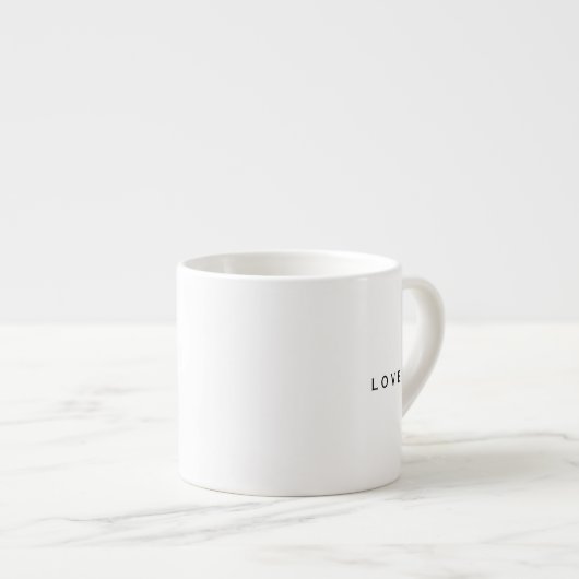 Tasse de café express - AMOUR (Devant droit)