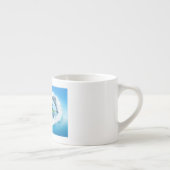 Tasse de café express de dauphin de bleus layette (Droite)