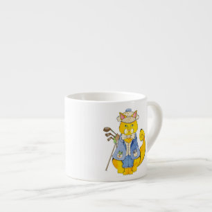 Tasse de café express de golfeur