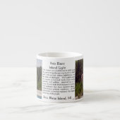 Tasse de café express de lumière d'île de Bois (Devant)