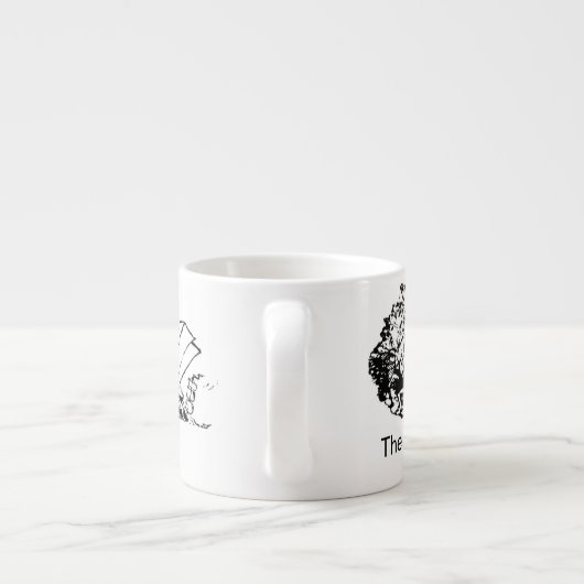 Tasse de café express de musée de prés (graphique (Dos)