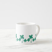 Tasse de café express de shamrocks (Devant droit)