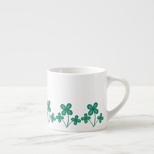 Tasse de café express de shamrocks (Droite)
