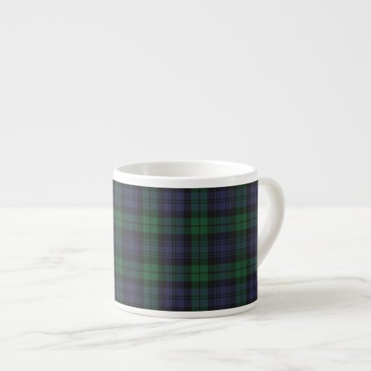 Tasse de café express de tartan de Campbell de (Devant droit)