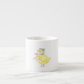 Tasse de café express de trois petite poussins (Devant)
