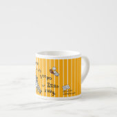 Tasse de café express de zèbre (Devant droit)