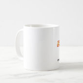 Tasse de café extrême blanche simple de carburant (Devant gauche)
