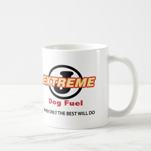 Tasse de café extrême blanche simple de carburant (Droite)