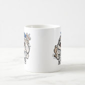 Tasse de café fâchée de chien de police d'ACTE (Centre)