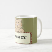 Tasse de café faite sur commande de chat des (Devant droit)