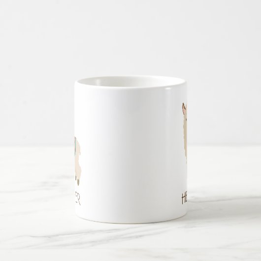 Tasse de café faite sur commande de crinière de (Centre)