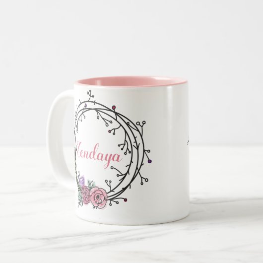 Tasse de café faite sur commande de guirlande de (Devant gauche)