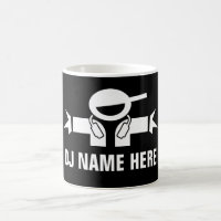 Tasse de café faite sur commande de jockey de