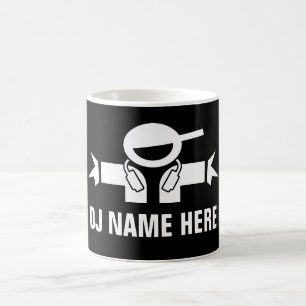 Tasse de café faite sur commande de jockey de