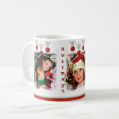 Tasse de café faite sur commande de Noël de photo (Devant gauche)