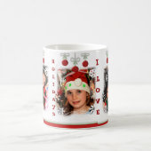 Tasse de café faite sur commande de Noël de photo (Centre)