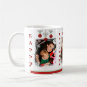 Tasse de café faite sur commande de Noël de photo (Gauche)