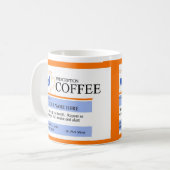 Tasse de café faite sur commande de prescription (Devant gauche)