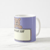 Tasse de café faite sur commande d'ours des textes (Devant droit)