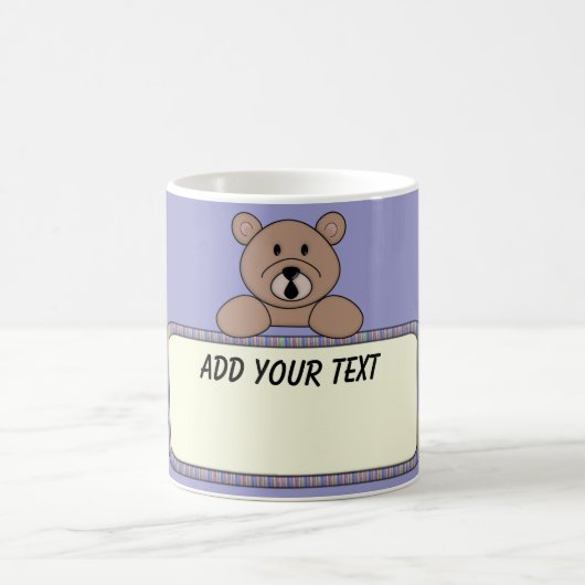Tasse de café faite sur commande d'ours des textes (Centre)