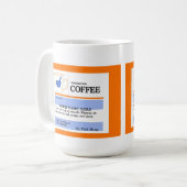 Tasse de café faite sur commande drôle de (Devant gauche)