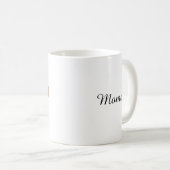 Tasse de café familiale modifiable (Devant droit)