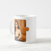 Tasse de café familiale modifiable (Devant gauche)
