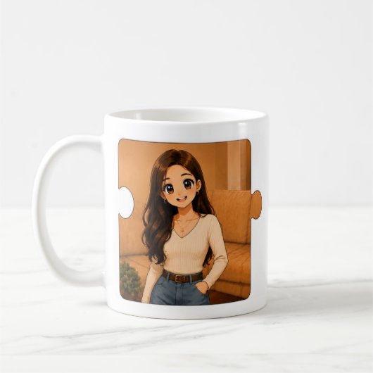 Tasse de café familiale modifiable (Gauche)