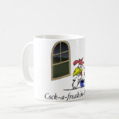 Tasse de café fatiguée de poulet (Devant gauche)