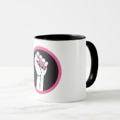 Tasse de café féministe d'ordre du jour (Devant droit)