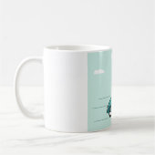 Tasse de café Femme sur un scooter (Gauche)