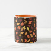 Tasse de café Feuilles d'automne (Centre)