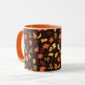 Tasse de café Feuilles d'automne (Devant gauche)
