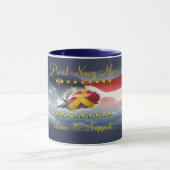 Tasse de café fière de maman de marine (Centre)