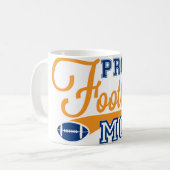Tasse de café fière de maman du football (Devant gauche)