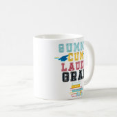 Tasse de café fière d'université de diplômé de (Devant droit)