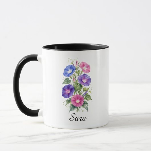 Tasse de café Fleur de naissance Morning Glory de (Gauche)