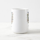 Tasse de café Fleur de naissance, Mug floral perso (Centre)