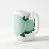 Tasse de café florale (Devant droit)