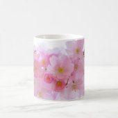 Tasse de café florale à fleurs de cerisier rose (Centre)