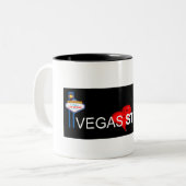 Tasse de café forte de ton du noir deux de Vegas (Devant gauche)
