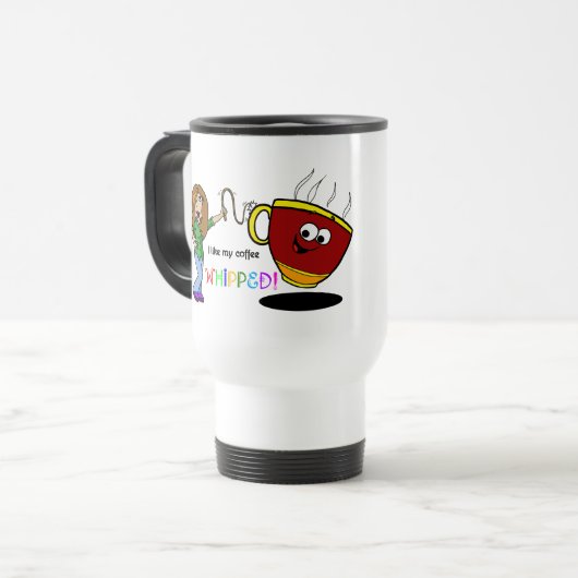 tasse de café fouetté (Devant gauche)