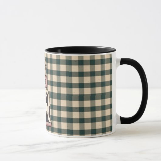 Tasse de café française de vache à pays (Droite)