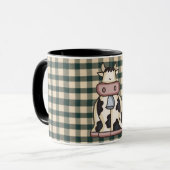 Tasse de café française de vache à pays (Devant gauche)