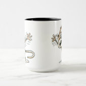 Tasse de café frénétique de singe (Centre)