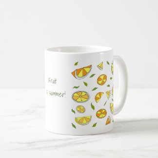 Tasse de café Fruit est l'été Minimaliste Mignonne